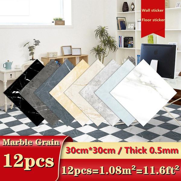 wall stickers 12pcs self adhesive tiles floor marble grain sticker bathroom ground wallpaper pvc kitchen furniture
wall stickers 12pcs self adhesive tiles floor marble grain sticker bathroom ground wallpaper pvc kitchen furniture