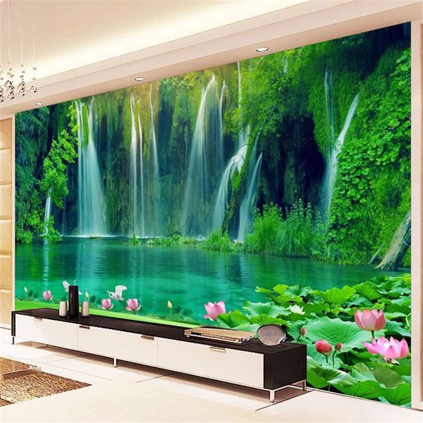 custom p wall 3d waterfall landscape painting living room tv backdrop mural wall covering
custom p wall 3d waterfall landscape painting living room tv backdrop mural wall covering
