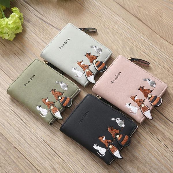 wallets ladies purse pink cute animals embroidery short wallet coin small women petit portefeuille femme cuir v ritable #3, Red;black
wallets ladies purse pink cute animals embroidery short wallet coin small women petit portefeuille femme cuir v ritable #3, Red;black
