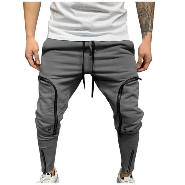 men's pants mid-waist drawstring sweatpants casual zipper pocket trousers fitness 2021, Black
men's pants mid-waist drawstring sweatpants casual zipper pocket trousers fitness 2021, Black