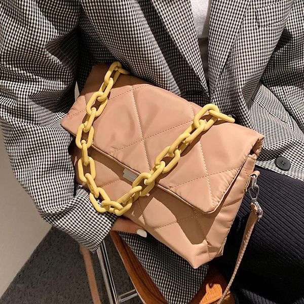 evening bags leftside oxford cloth shoulder crossbody for women 2021 winter trending designer candy chain handbags and purses 
evening bags leftside oxford cloth shoulder crossbody for women 2021 winter trending designer candy chain handbags and purses