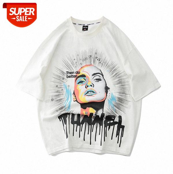 american high street simple character print t-shirt loose creative avatar letter short-sleeved tee men and women #qv6z, White;black
american high street simple character print t-shirt loose creative avatar letter short-sleeved tee men and women #qv6z, White;black