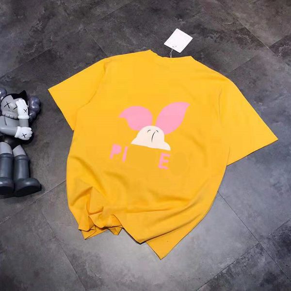 t shirt 21 spring and summer chest embroidery with pink pig print on the back shows white, lovely, fresh comfortable couple short sleeves
t shirt 21 spring and summer chest embroidery with pink pig print on the back shows white, lovely, fresh comfortable couple short sleeves