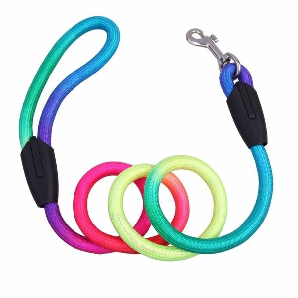 dog collars & leashes 1.2m rainbow colorful leash rope 3 size supply nylon belt pet traction walking lead round crude training
dog collars & leashes 1.2m rainbow colorful leash rope 3 size supply nylon belt pet traction walking lead round crude training