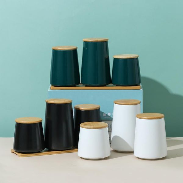 nordic ceramic seal tank kitchen grain storage can candy coffee tea box bottles & jars
nordic ceramic seal tank kitchen grain storage can candy coffee tea box bottles & jars