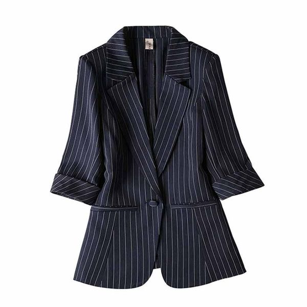 women's suits & blazers plus size s-7xl spring summer striped suit women thin jackets three quarter sleeve short outerwear casual femal, White;black
women's suits & blazers plus size s-7xl spring summer striped suit women thin jackets three quarter sleeve short outerwear casual femal, White;black