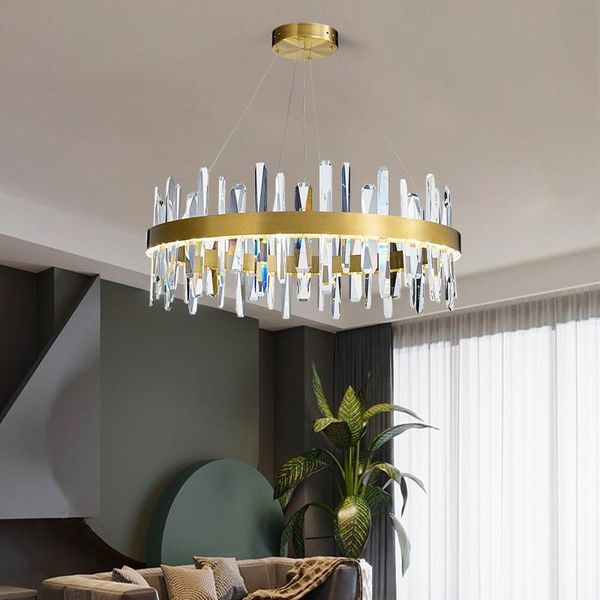 copper led modern round k9 crystal chandelier for dining room design kitchen island lighting fixtures plated chrome g4 chandeliers
copper led modern round k9 crystal chandelier for dining room design kitchen island lighting fixtures plated chrome g4 chandeliers