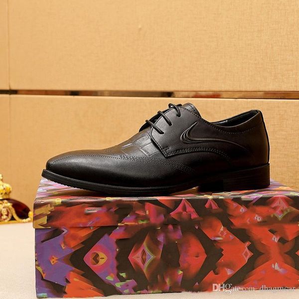 dress shoes designers men black genuine leather pointed toe mens business oxfords gentlemen travel walk casual comfort 38-45
dress shoes designers men black genuine leather pointed toe mens business oxfords gentlemen travel walk casual comfort 38-45