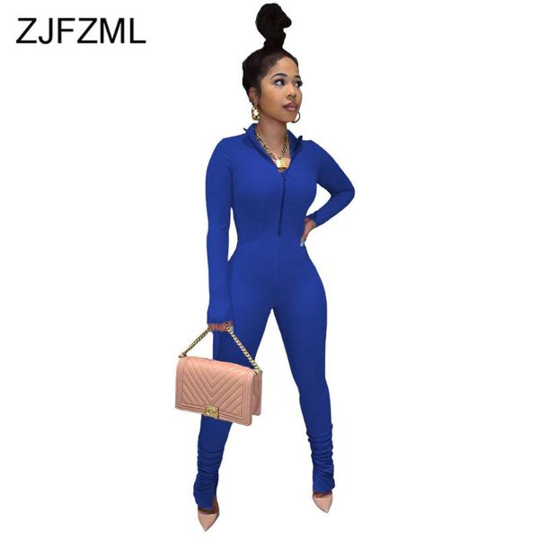 woman elegant slim fit elastic jumpsuit autumn casual zipper up stacked draped pleated bodysuit high street body mujer women's jumpsuit, Black;white
woman elegant slim fit elastic jumpsuit autumn casual zipper up stacked draped pleated bodysuit high street body mujer women's jumpsuit, Black;white