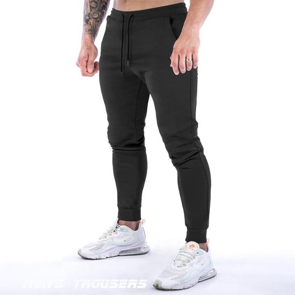 men's pants casual trousers sport hip hop streetwear sweatpants clothing gym elastic fitness slim fit bodybuiling trouser, Black 
men's pants casual trousers sport hip hop streetwear sweatpants clothing gym elastic fitness slim fit bodybuiling trouser, Black