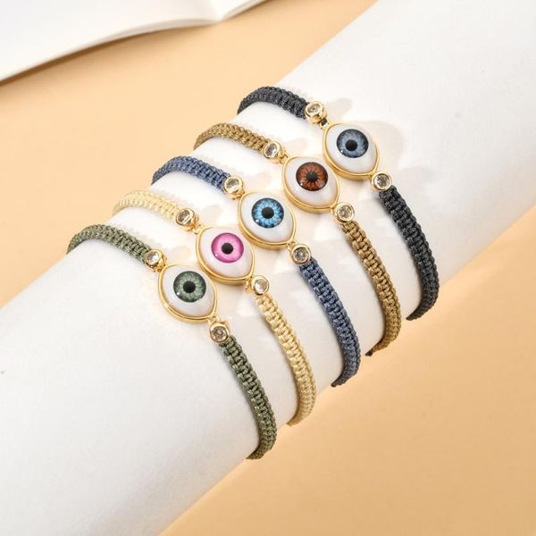charm bracelets zmzy cute friendship lucky for women pulseras turkish evil eye rope adjustable beads string fashion jewelry, Golden;silver
charm bracelets zmzy cute friendship lucky for women pulseras turkish evil eye rope adjustable beads string fashion jewelry, Golden;silver