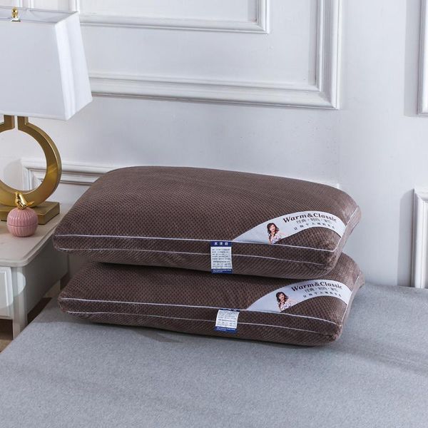 pillow high resilience pillows for bed no easy shape quality home textile queen size
pillow high resilience pillows for bed no easy shape quality home textile queen size