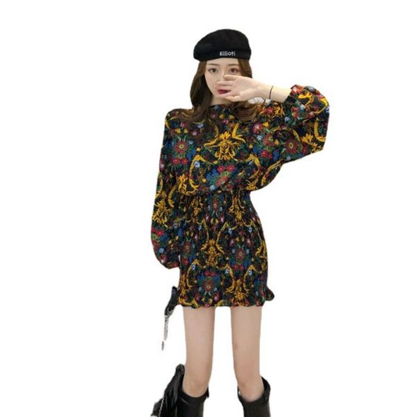 casual dresses women floral dress cotton retro high waist slims fit for summer j55, Black;gray
casual dresses women floral dress cotton retro high waist slims fit for summer j55, Black;gray