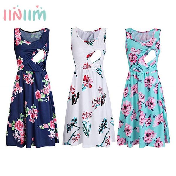 pregnant women floral dress maternity cotton sleeveless nursing midi breastfeeding dresses pregnancy breast feeding dresse, White
pregnant women floral dress maternity cotton sleeveless nursing midi breastfeeding dresses pregnancy breast feeding dresse, White