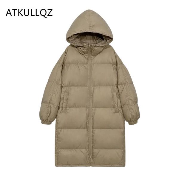 women's down & parkas japanese and korean style jacket mid-length loose over knee hooded thickened white duck women puffer, Black
women's down & parkas japanese and korean style jacket mid-length loose over knee hooded thickened white duck women puffer, Black