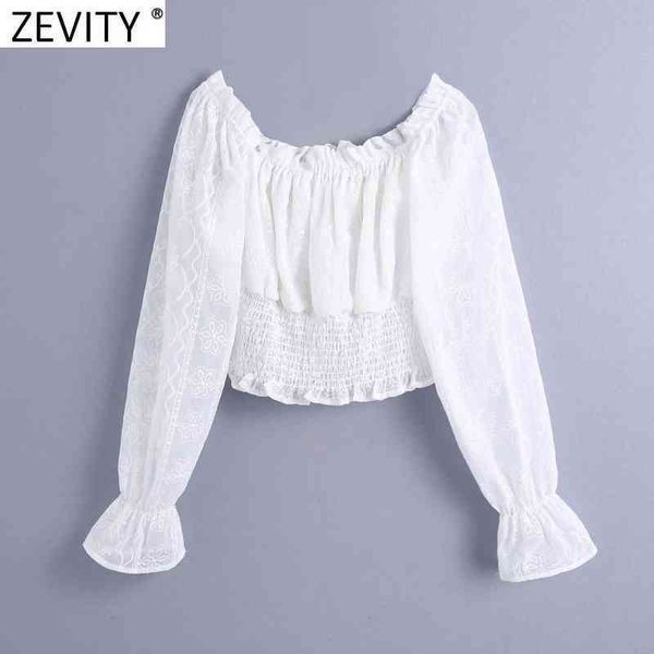 zevity women off shoulder short organza smock blouse lady pleat ruffles embroidery kimono shirt chic blusas ls7653 210419, White
zevity women off shoulder short organza smock blouse lady pleat ruffles embroidery kimono shirt chic blusas ls7653 210419, White