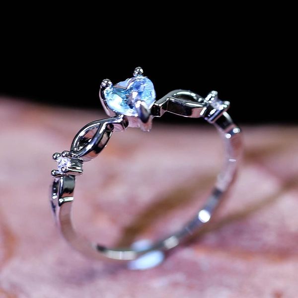 Fashion Women Elegant Heart Crystal Rings For Female Chic Dainty Thin Delicate Gold Color Wedding Jewelry Wholesale, Slivery;golden
Fashion Women Elegant Heart Crystal Rings For Female Chic Dainty Thin Delicate Gold Color Wedding Jewelry Wholesale, Slivery;golden