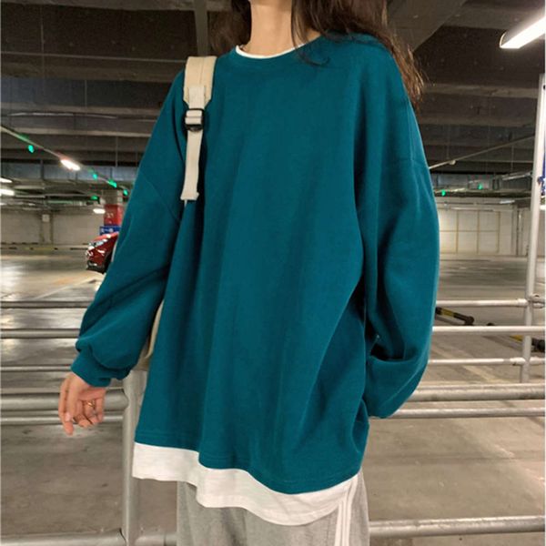 women's hoodies & sweatshirts waitmore bodyguard spring autumn korean version thin coat two loose and fake clothes dys6, Black
women's hoodies & sweatshirts waitmore bodyguard spring autumn korean version thin coat two loose and fake clothes dys6, Black