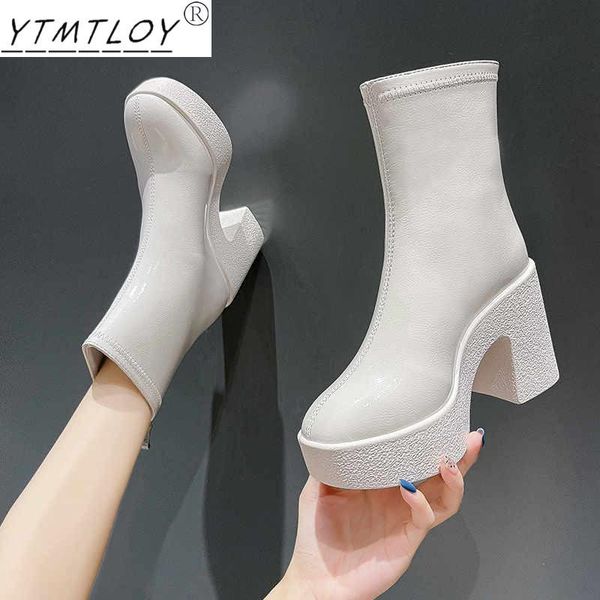 boots fashion back zipper 2022 round toe pu leather women's shoes square high heel ankle women motorcycle, Black
boots fashion back zipper 2022 round toe pu leather women's shoes square high heel ankle women motorcycle, Black