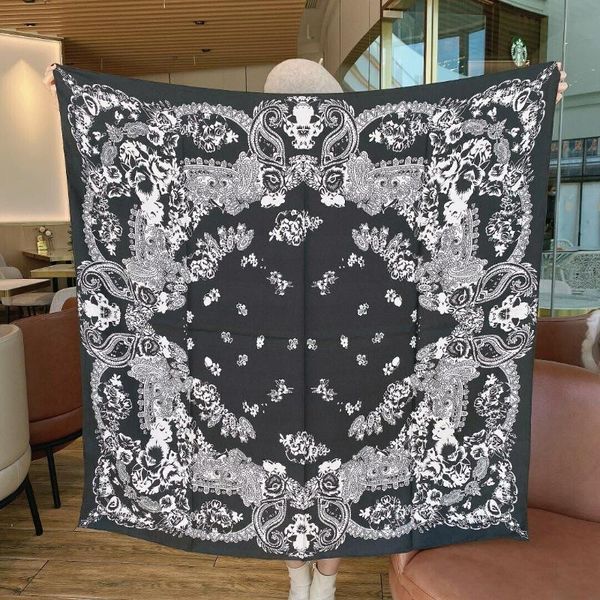 scarves 100% twill silk scarf women fashion paisley flower shawl stole hijab sand wash bandana head neck turban 105*105cm, Blue;gray
scarves 100% twill silk scarf women fashion paisley flower shawl stole hijab sand wash bandana head neck turban 105*105cm, Blue;gray