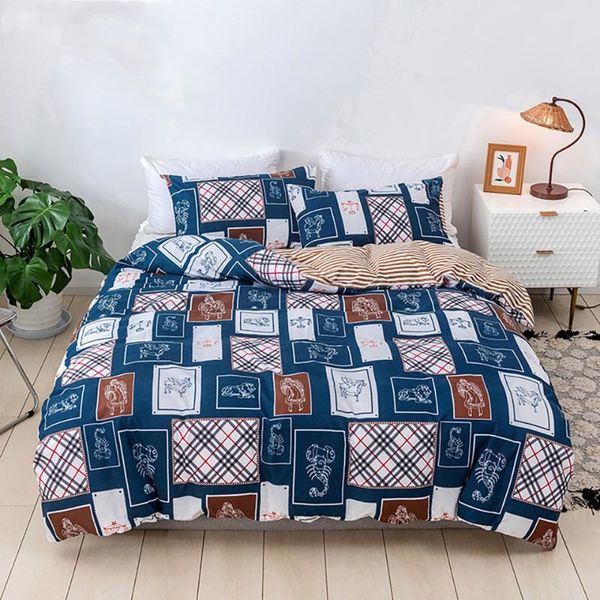 plaid blue bed linen ancient duvet cover 200x200 double single bedding set winter bedroom comforter 2 /3pcs no sheet sets
plaid blue bed linen ancient duvet cover 200x200 double single bedding set winter bedroom comforter 2 /3pcs no sheet sets
