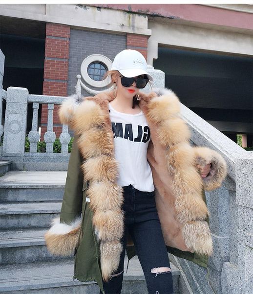 women's fur & faux 2021 women jacket raccoon collar placket overcoming coat long winter female linner, Black
women's fur & faux 2021 women jacket raccoon collar placket overcoming coat long winter female linner, Black