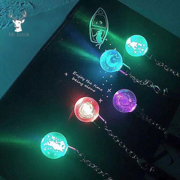 gel pens creative starry sky flashing light pen lovely moon star glass bulb pendent multi-function 0.5mm black ink gifts
gel pens creative starry sky flashing light pen lovely moon star glass bulb pendent multi-function 0.5mm black ink gifts