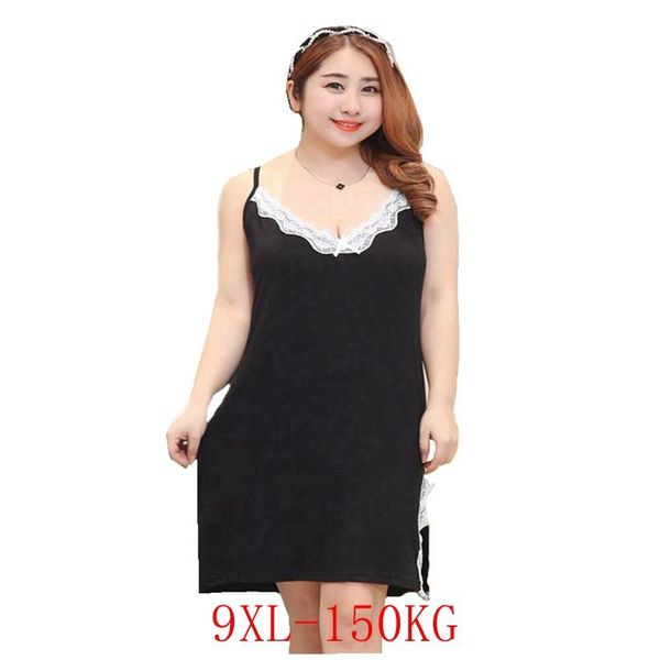 summer plus size women's pajamas 6xl-9xl bust 143cm fashion sling thin lace v-neck solid color underwear sleepwear, Black;red
summer plus size women's pajamas 6xl-9xl bust 143cm fashion sling thin lace v-neck solid color underwear sleepwear, Black;red