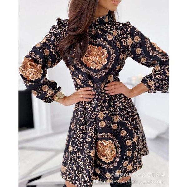 casual dresses mandylandy women's elegant floral print dress lady vintage fashion long sleeve o neck high waist corset court mini, Black;gray
casual dresses mandylandy women's elegant floral print dress lady vintage fashion long sleeve o neck high waist corset court mini, Black;gray