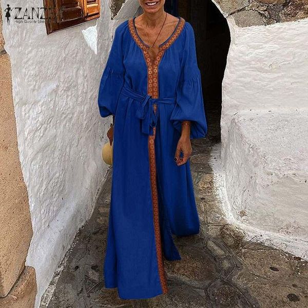 casual dresses oversized zanzea vintage patchwork women's dress 2021 autumn kaftan puff sleeve loose solid bandage party robe, Black;gray
casual dresses oversized zanzea vintage patchwork women's dress 2021 autumn kaftan puff sleeve loose solid bandage party robe, Black;gray