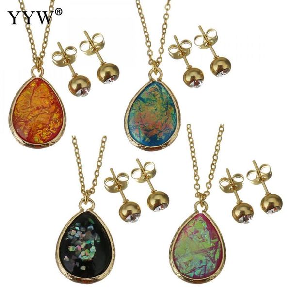 earrings & necklace yyw retro golden women rhinestone stainless steel jewelry set stud earring anniversary gift 17inch female accessories, Silver
earrings & necklace yyw retro golden women rhinestone stainless steel jewelry set stud earring anniversary gift 17inch female accessories, Silver