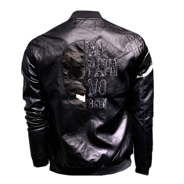 autumn leather jacket man plein skull korean style slim leather clothes trend cool street clothes hip hop thin jacket pu coat 211111, Black
autumn leather jacket man plein skull korean style slim leather clothes trend cool street clothes hip hop thin jacket pu coat 211111, Black