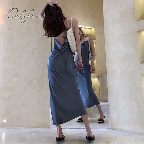 backless long satin women silk slip dress lace up spaghetti strap vintage maxi sundress 210415, Black;gray
backless long satin women silk slip dress lace up spaghetti strap vintage maxi sundress 210415, Black;gray