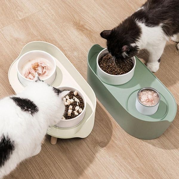 dog bowls & feeders pet cat bowl feeder with water fountain double drinking raised stand dish
dog bowls & feeders pet cat bowl feeder with water fountain double drinking raised stand dish