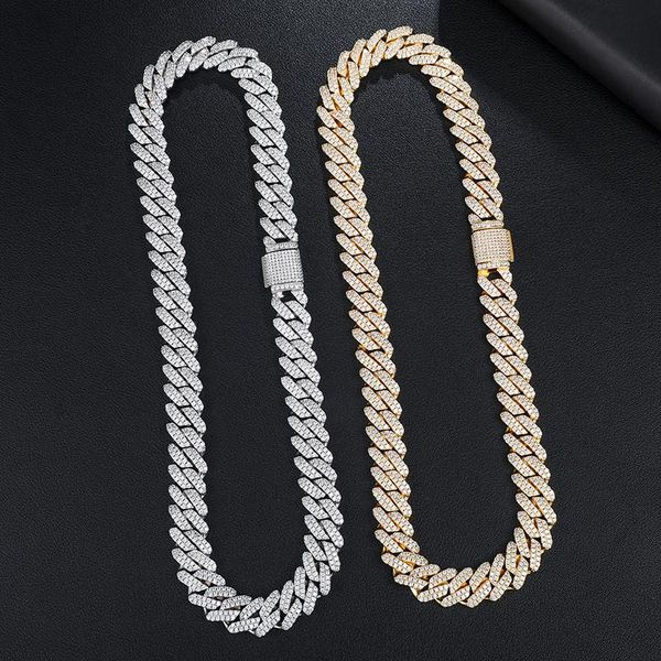 chains hip hop iced out 12mm heavy prong cuban chain box buckle cubic zirconia stones necklace men white gold plated jewelry choker, Silver
chains hip hop iced out 12mm heavy prong cuban chain box buckle cubic zirconia stones necklace men white gold plated jewelry choker, Silver