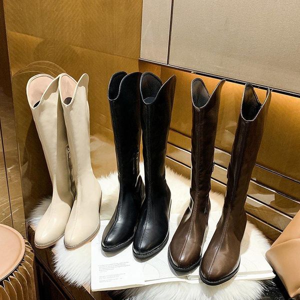 fashion women knee high boots heels dancing evening party shoes woman punk riding mid-calf 2021 autumn winter joker bottes, Black
fashion women knee high boots heels dancing evening party shoes woman punk riding mid-calf 2021 autumn winter joker bottes, Black
