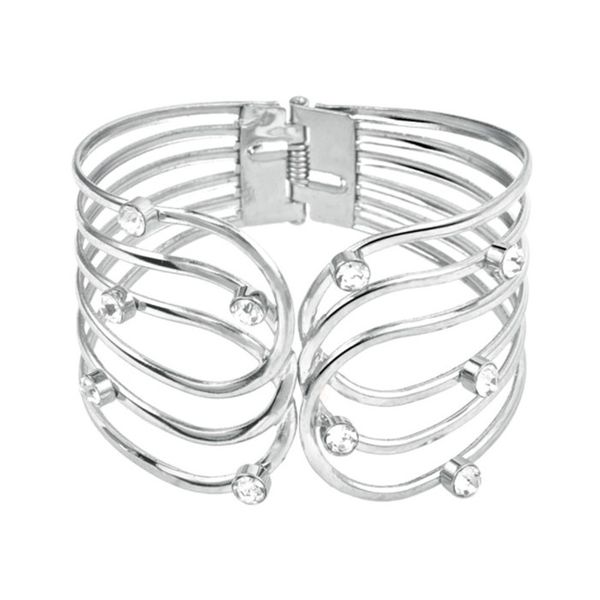 spring exaggerated bangle european and american fashion simple bracelet, Black
spring exaggerated bangle european and american fashion simple bracelet, Black