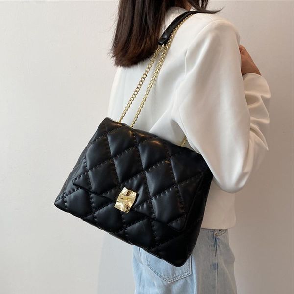 evening bags classic trend quilted chain shoulder bag women large capacity crossbody pu leather designer flap handbag female
evening bags classic trend quilted chain shoulder bag women large capacity crossbody pu leather designer flap handbag female