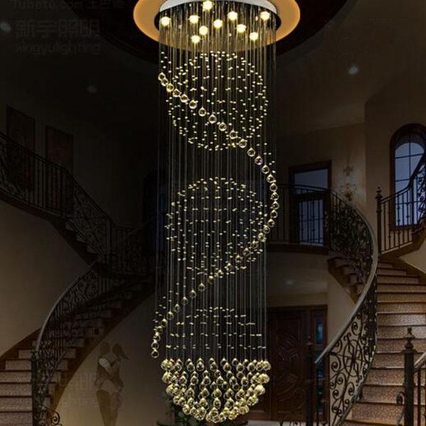 modern long led spiral living crystal chandeliers lighting indoor fixture for staircase stair lamp showcase bedroom el hall
modern long led spiral living crystal chandeliers lighting indoor fixture for staircase stair lamp showcase bedroom el hall
