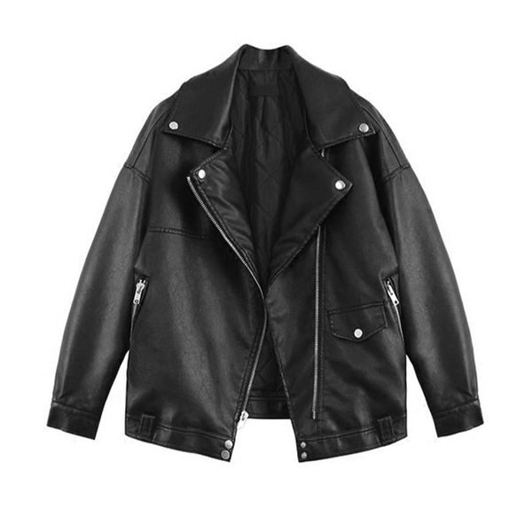 women's leather & faux fashion all match jackets women 2021 simple zipper coats fall solid office lady black pu outerwear autumn
women's leather & faux fashion all match jackets women 2021 simple zipper coats fall solid office lady black pu outerwear autumn