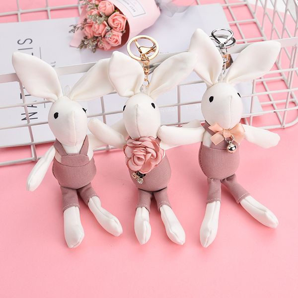 2021 fashion keychain new cartoon strap rabbit key chain cloth doll gift pendant, Slivery;golden 
2021 fashion keychain new cartoon strap rabbit key chain cloth doll gift pendant, Slivery;golden