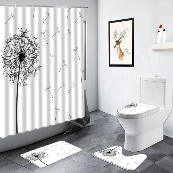 shower curtains black dandelion curtain creative flowers nordic simple home bath mat set carpet non-slip mats toilet cover bathroom decor
shower curtains black dandelion curtain creative flowers nordic simple home bath mat set carpet non-slip mats toilet cover bathroom decor