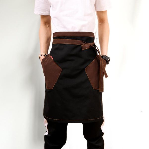 aprons fashion denim waterproof and oil-proof canvas apron half-length waistband barista work overalls kitchen tool for cooking
aprons fashion denim waterproof and oil-proof canvas apron half-length waistband barista work overalls kitchen tool for cooking