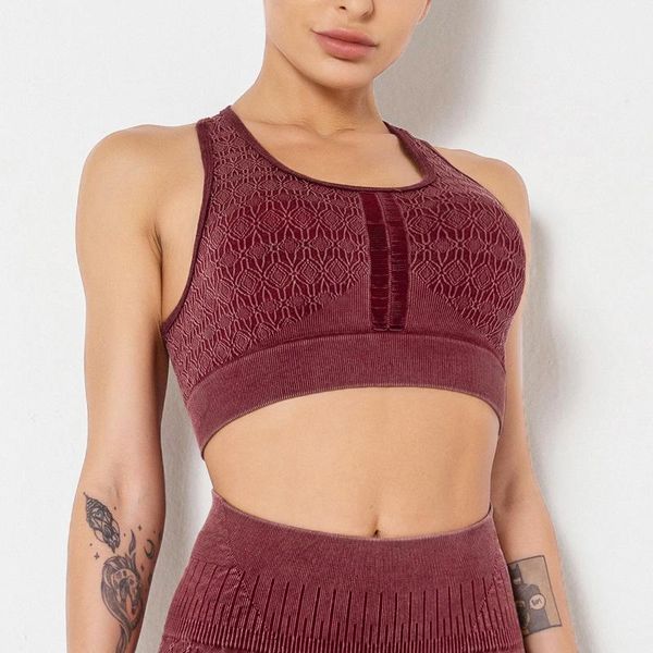 bras yoga clothes high-strength gathered knitted sports underwear fitness plus size vest women, Red;black
bras yoga clothes high-strength gathered knitted sports underwear fitness plus size vest women, Red;black