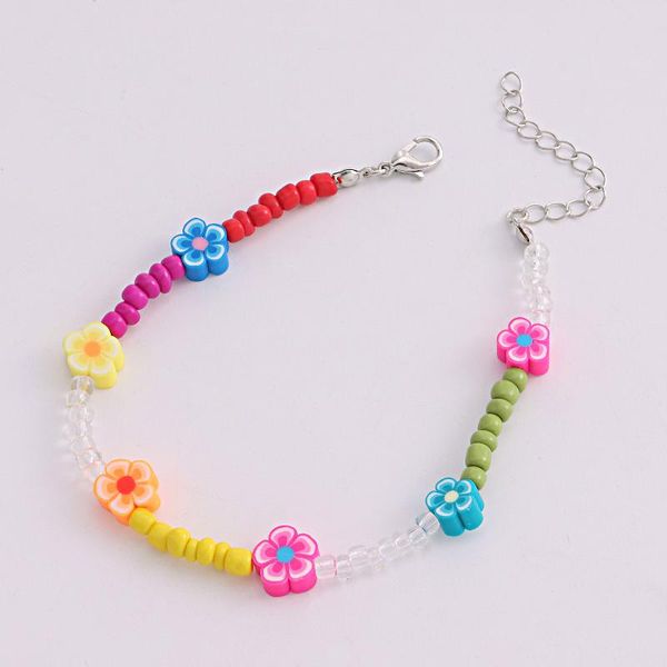 anklets creative clay flower anklet multicolor rice bead beaded fashion trend geometric beach jewelry, Red;blue
anklets creative clay flower anklet multicolor rice bead beaded fashion trend geometric beach jewelry, Red;blue