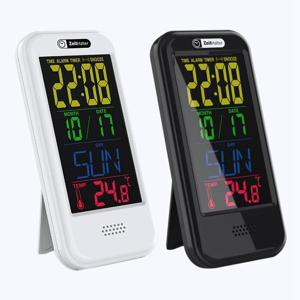 other clocks & accessories zeithalter lcd color screen digital clock electronic alarm with countdown temperature 8 perpetual
other clocks & accessories zeithalter lcd color screen digital clock electronic alarm with countdown temperature 8 perpetual