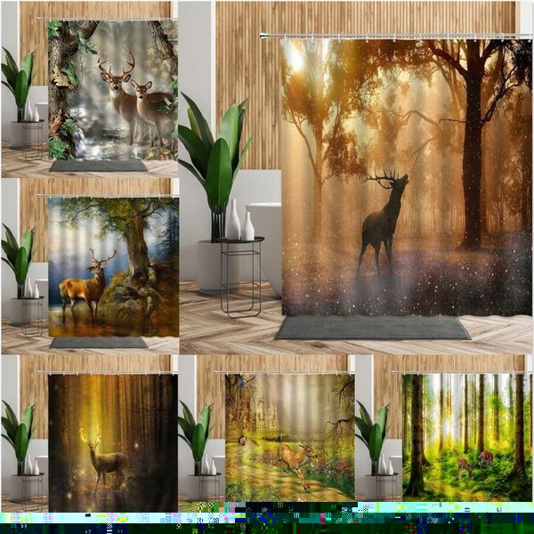 deer forest scenery shower curtain wild animal bath screen natural landscape living room wall cloth bathroom curtains home decor
deer forest scenery shower curtain wild animal bath screen natural landscape living room wall cloth bathroom curtains home decor