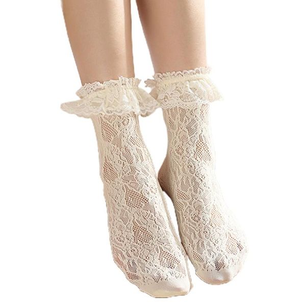 cute lolita hollow mesh girls lace socks japanese style women ruffle ankle 54da, Pink;yellow
cute lolita hollow mesh girls lace socks japanese style women ruffle ankle 54da, Pink;yellow