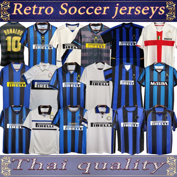 1990 1997 1998 1999 inter vinatge milan retro soccer jersey 9 ronaldo 22 milito 10 sneijder 10 baggio zanetti vieri football shirt kits, Black;yellow
1990 1997 1998 1999 inter vinatge milan retro soccer jersey 9 ronaldo 22 milito 10 sneijder 10 baggio zanetti vieri football shirt kits, Black;yellow