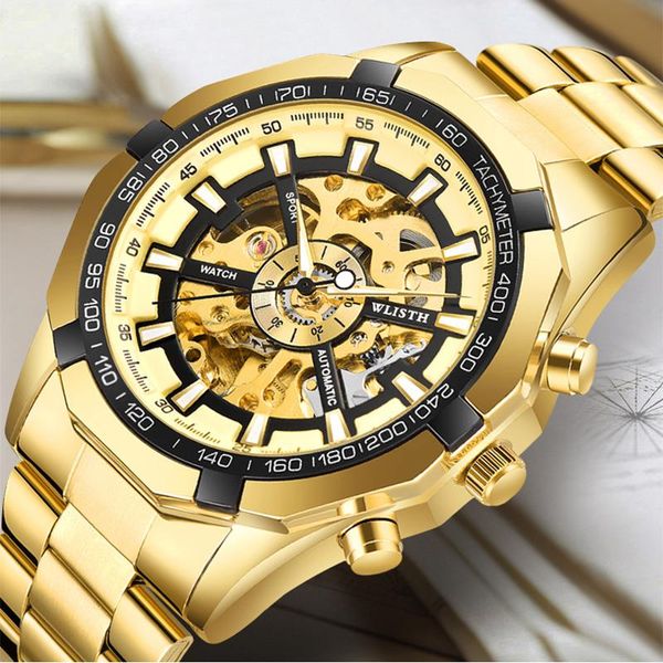 wristwatches wlisth luxury transparent hollow skeleton watches for men tourbillon black gold automatic 2021 waterproof luminous watch, Slivery;brown
wristwatches wlisth luxury transparent hollow skeleton watches for men tourbillon black gold automatic 2021 waterproof luminous watch, Slivery;brown